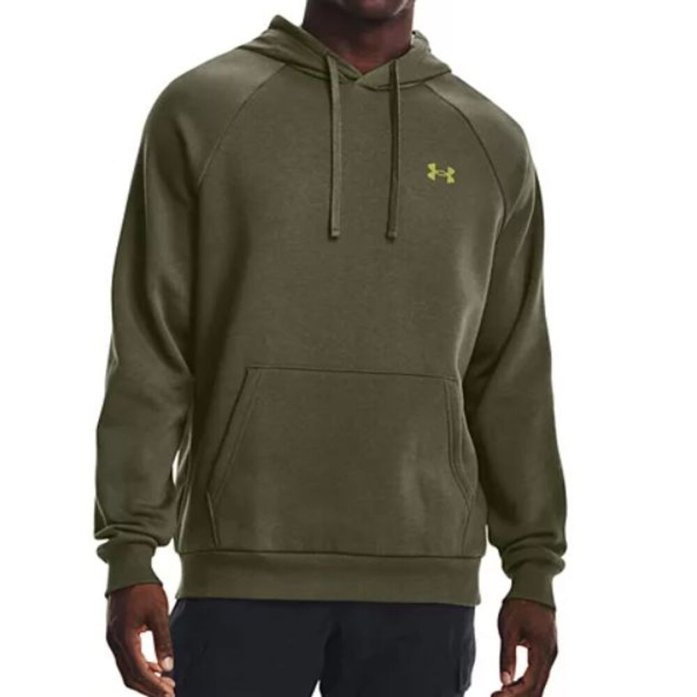 Under Armour Sweatshirt Men's New Rival Fleece Mountain Hoodie Size XL‎